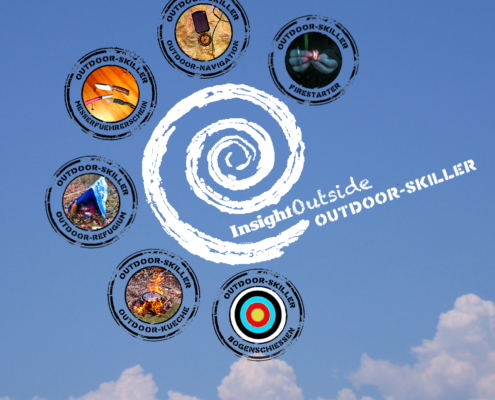 Outdoor-Skiller Logo mit allen Stempeln
