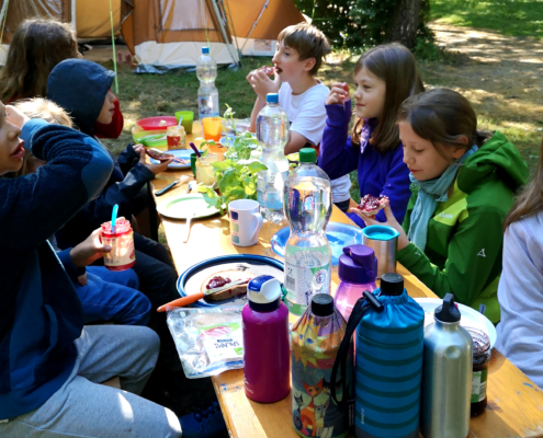 leckeres Waldfrühstück